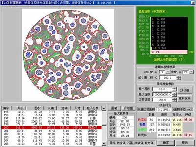                 金相图谱分析软件系统MCV2011专业版            